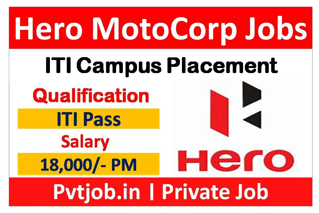 Hero MotoCorp Gujarat ITI Campus Placement 2024