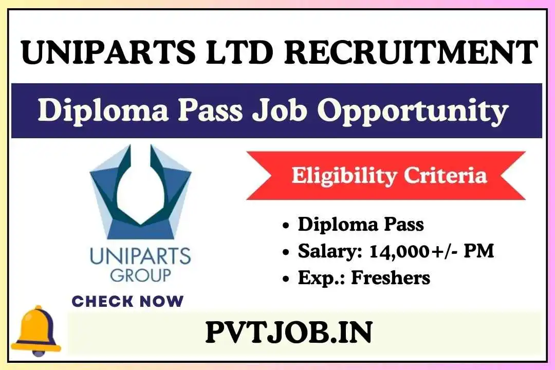 Uniparts India Ltd Recruitment