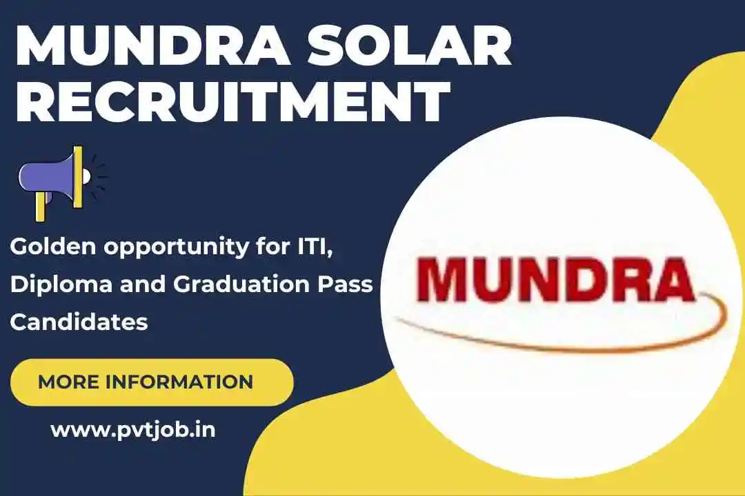 Mundra Solar Recruitment 2024