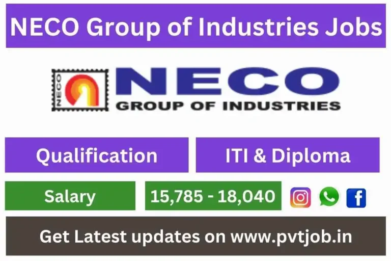 NECO Group of Industries Jobs 2024