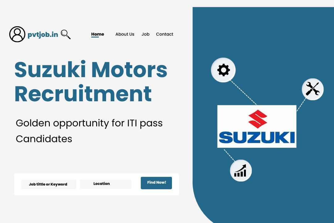 Suzuki Motors ITI Recruitment 2024