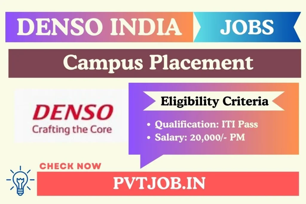 DENSO India Campus Placement 2024