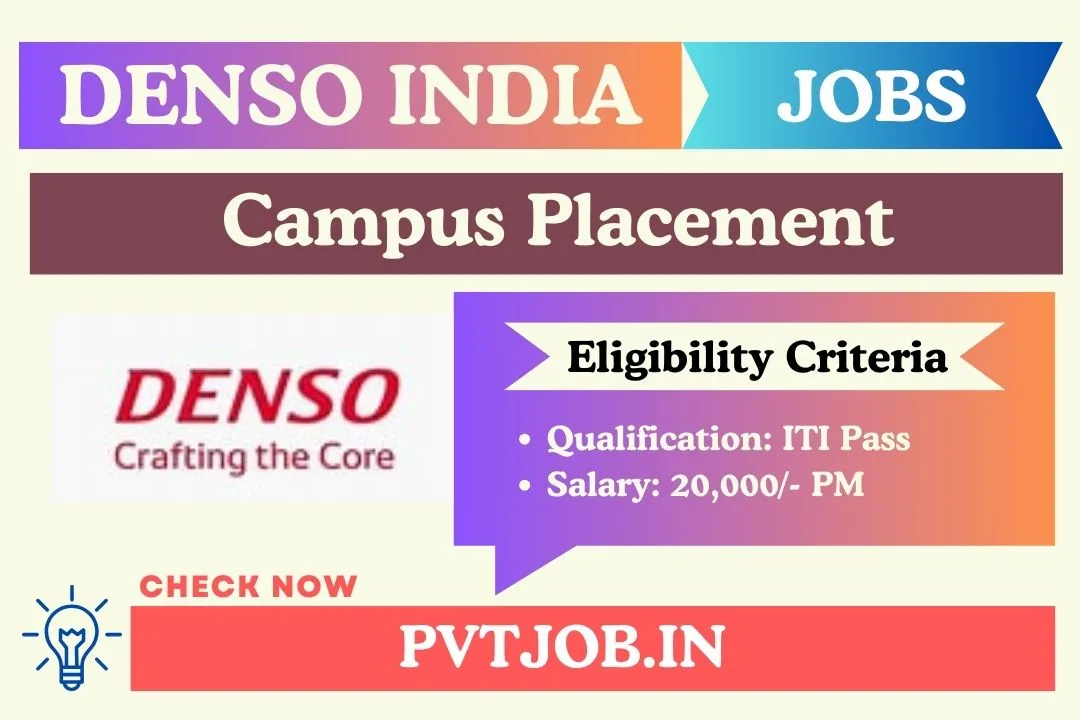 DENSO India Campus Placement 2024 %