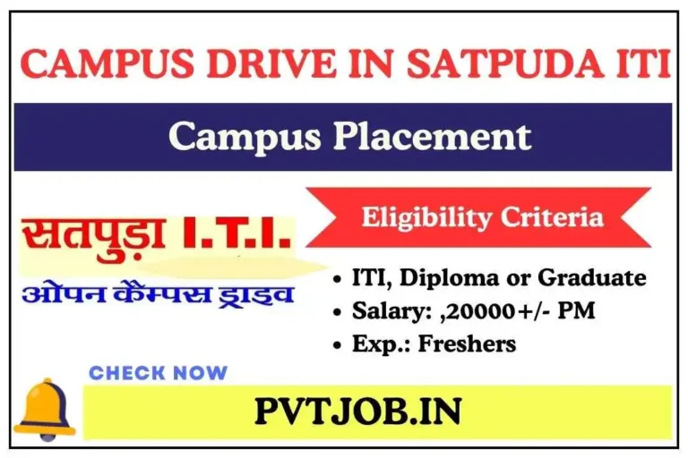 Open Campus Drive in Satpuda ITI 2024