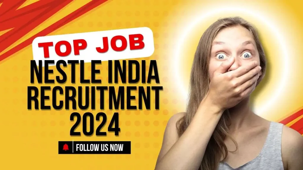 Nestle India Recruitment 2024 ITI Pass Candidates