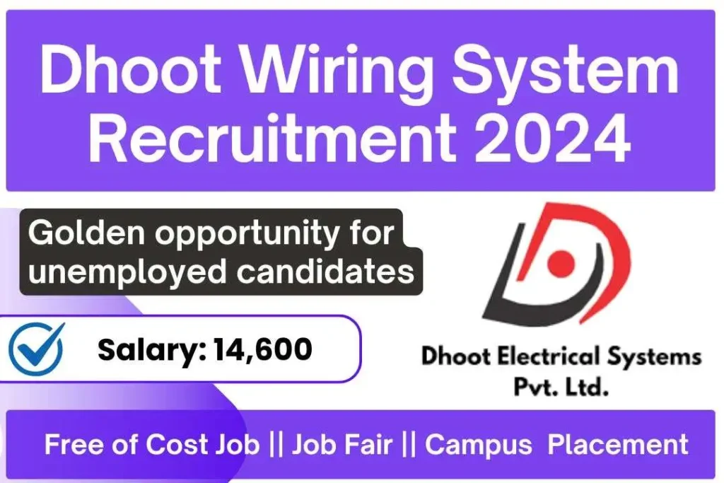 Dhoot Wiring System Jobs 2024