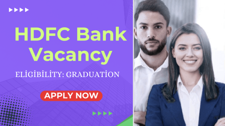 HDFC Bank Recruitment Details