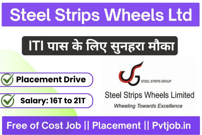 Steel Strips Wheels Recruitment