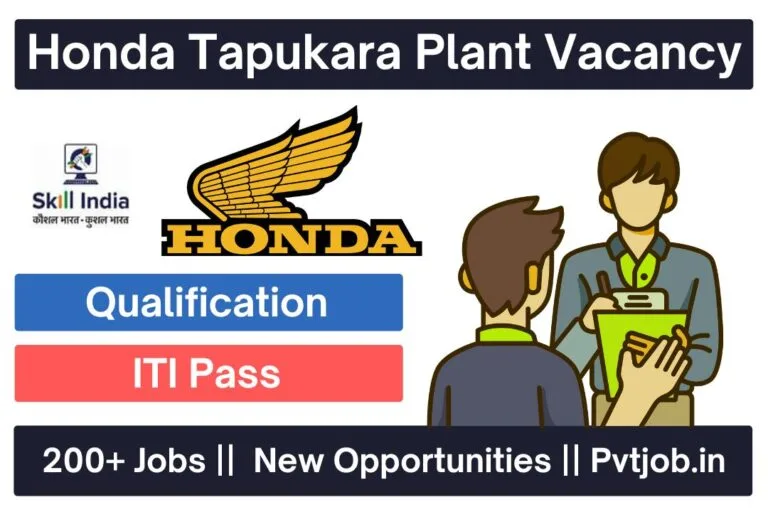 Honda Tapukara Plant Vacancy