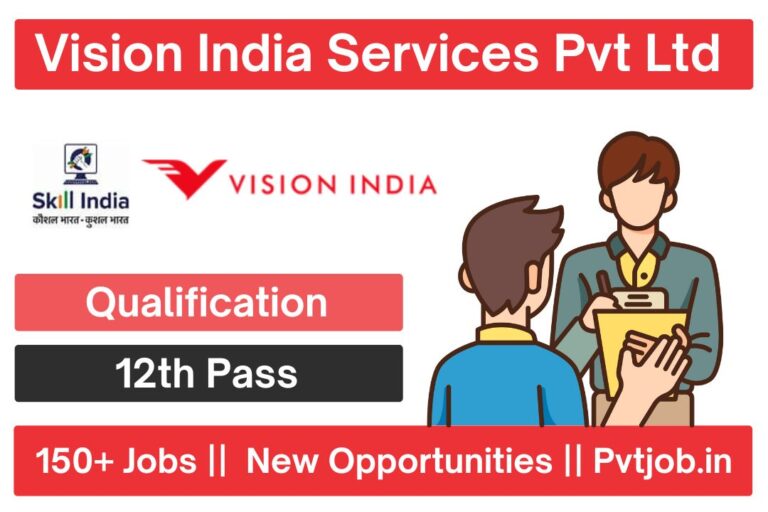 Vision India Services Pvt Ltd Vacancy for freshers
