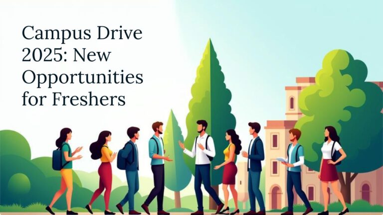 Campus Drive 2025 for freshers