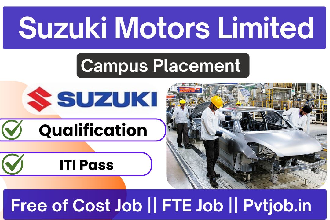 Suzuki Motors Campus Placement 2025