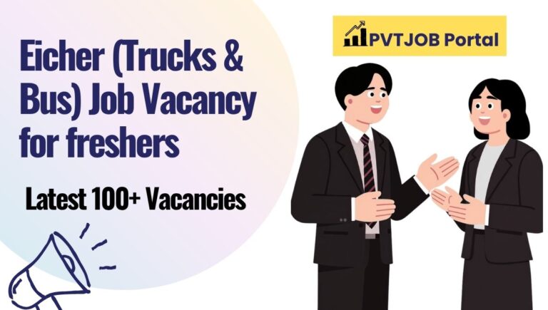 Eicher Job Vacancy for freshers 2026