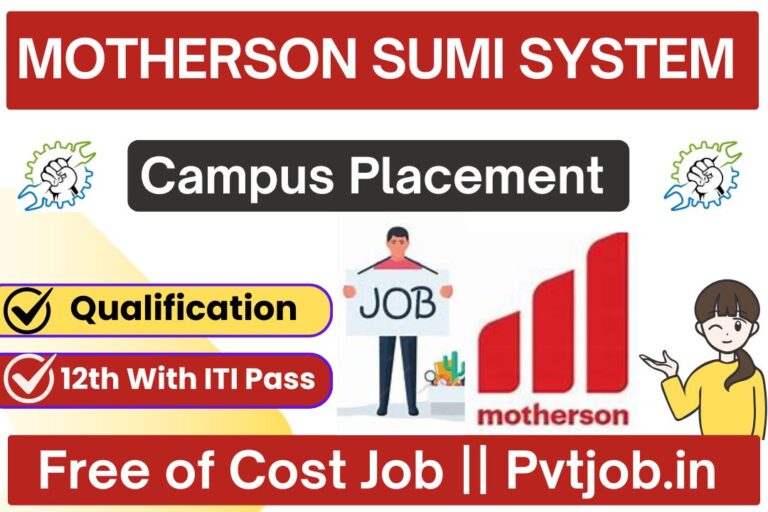 Motherson Sumi Job Vacancy 2025
