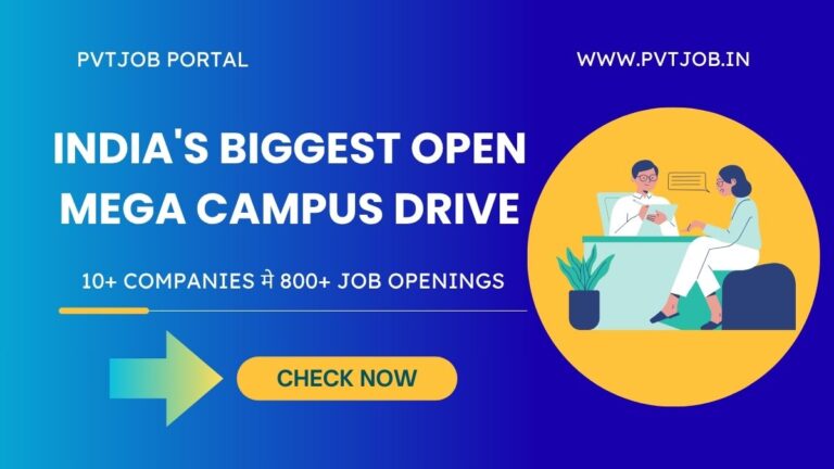 Open Campus Drive 2026 for freshers