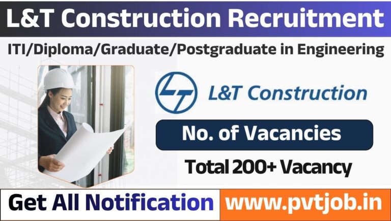 L&T Construction Recruitment 2026