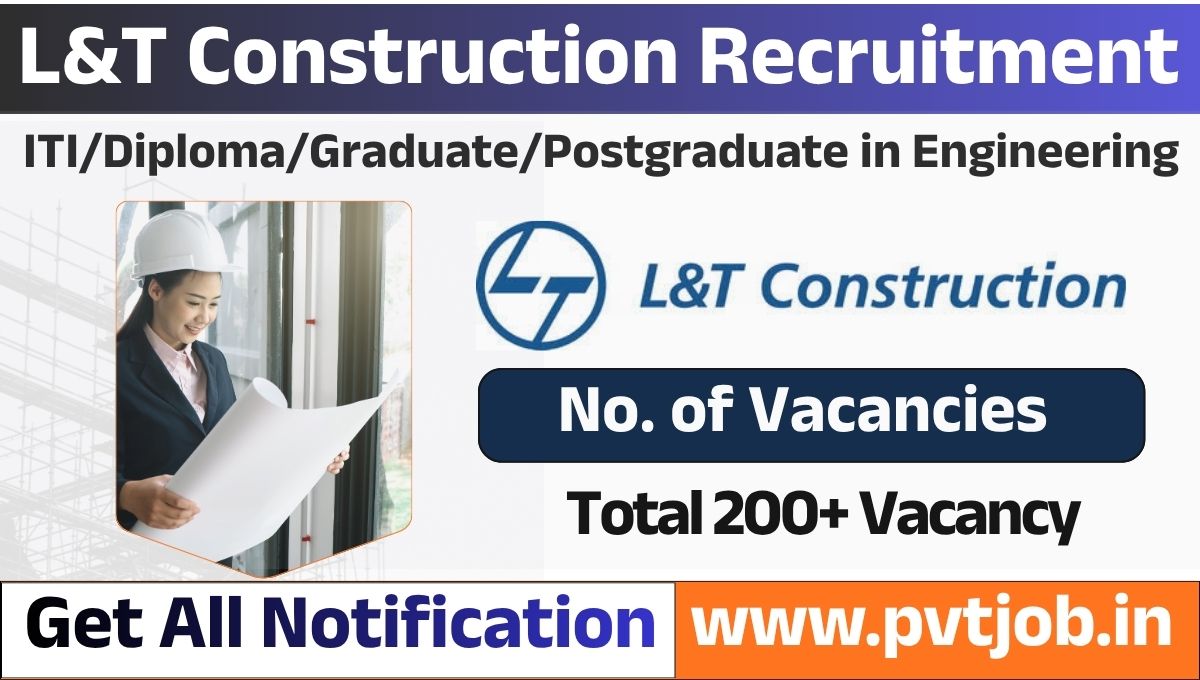 L&T Construction Recruitment 2026