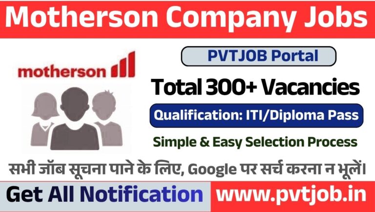 Motherson Campus Placement 2026 for Freshers