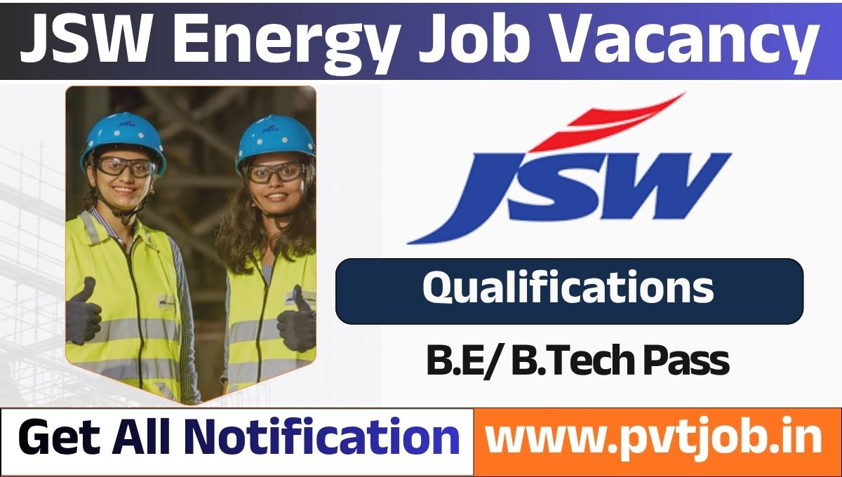 JSW Energy Job Vacancy 2026