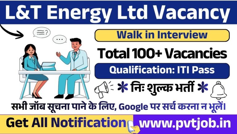 L&T Energy Walk in Interview 2026