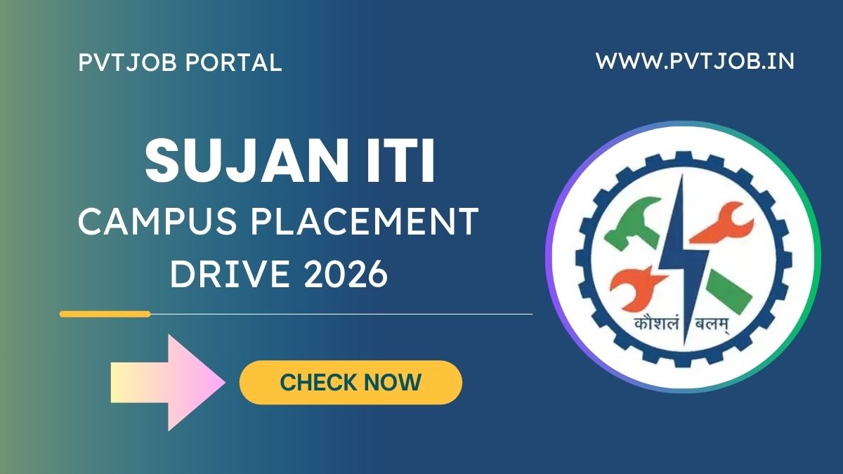 Sujan ITI Campus Placement 2026