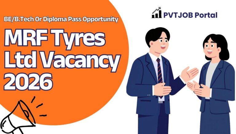 MRF Tyres Ltd Vacancy 2026 Walk-in Interview